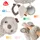 Fehn Lazy, Crazy & Pink, Activity-Faultier grau