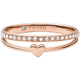 Fossil Damenring Edelstahl Ringe
