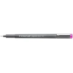 STAEDTLER 308 03-61 pigment liner 0.3 mm - 6 new colours single - fuchsia