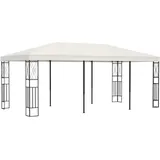 vidaXL Pavillon 3 x 6 m inkl. 4 Seitenteile Creme