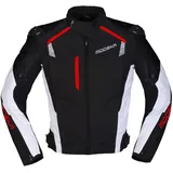 Modeka Lineos Textiljacke Schwarz/Weiß/Rot M