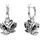 Swarovski Creolen Swan Drop schwarz Metallmix MPNR Zirkonia