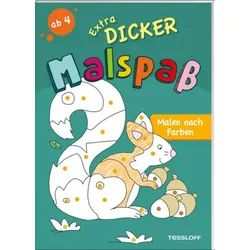 TESSLOFF 378864589 Extradicker Malspaß. Malen nach Farben