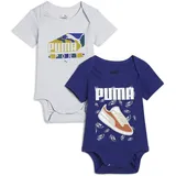 Puma MINICATS Newborn Bodysuit 2pcs Set INF, Unisex-Baby Gesamt, Lapis Lazuli-Silver Mist,