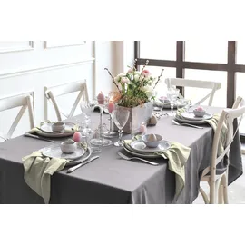 Wirth Tischdecke WirthNatur Gr. 2 120 x 120 cm Grau