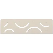 Schlüter Systems SHELF-N-S1 Wand-Ablagesystem Curve Aluminium Steingrau