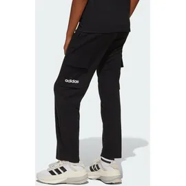 adidas Essentials Cargohose Black / White 128