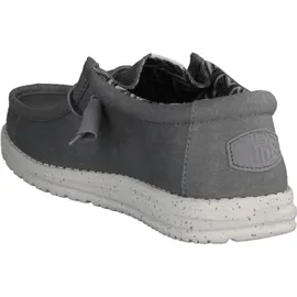 HEYDUDE Wally Canvas Herren Light Grey 41
