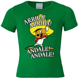LOGOSHIRT T-Shirt LOGOSHIRT "Speedy Gonzales - Looney Tunes", Mädchen, Gr. 104/116, grün, 100% Baumwolle, bedruckt, normal, Rundhals, Shirts T-Shirt, mit tollem Frontprint