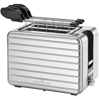 ProfiCook Toaster Retro Design silberfarben, 1050 Watt