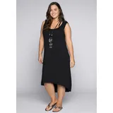 sheego Etuikleid Strandkleid Schwarz 44