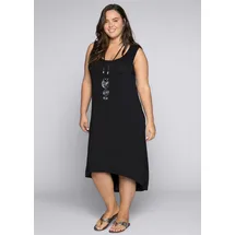 sheego Etuikleid Strandkleid Schwarz 44