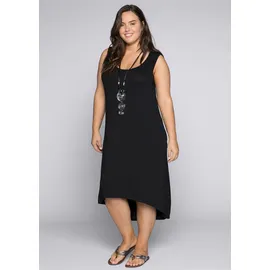 sheego Etuikleid Strandkleid Schwarz 44