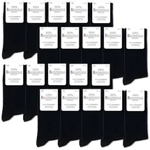 Occulto Ingo 20 Paare Schwarz 39-42