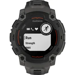 GARMIN Instinct E 45mm Smartwatch Faserverstärktes Polymer Silikon, 45 mm, Kohle/Schwarz