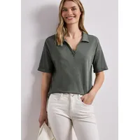 STREET ONE STREET ONE, Jersey, Poloshirt bound Green 40, - 40