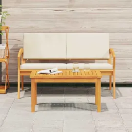 vidaXL Couchtisch 1-tlg. Öl-Natur Massivholz Akazie braun