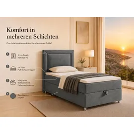 Best For Home Trinity K3 100 x 200 cm Grau