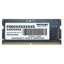 Patriot DDR5 8GB SIGNATURE 5600MHz SO-DIMM 1Rx4 - 8 GB 1 x 8 GB, 5600 MHz, 262-pin