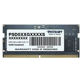 Patriot DDR5 8GB SIGNATURE 5600MHz SO-DIMM 1Rx4 - 8 GB 1 x 8 GB, 5600 MHz, 262-pin