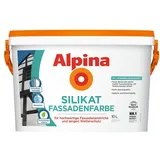Alpina Silikat Fassadenfarbe Weiß matt 10 l