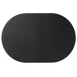 Asa Selection Tischset Leather Optic Fine 49,5x33cm Kunststoff Schwarz