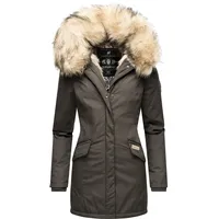Navahoo Wintermantel Cristal beige / khaki XS