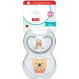 NUK Perfect Match Air | 6-18 M | Orthodontische Schnuller, die Luftzirkulation fördern & Speichel-Ausschlag verhindern | 95 % Baby-Akzeptanz** | Disney Winnie Puuh | 2 Stück