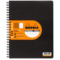 Rhodia 133142C Notizbuch A4, 80 Blätter schwarz