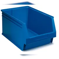 Tayg Sichtlagerkasten, stapelbar, Kunststoff, 600 x 400 x 300 mm, Blau