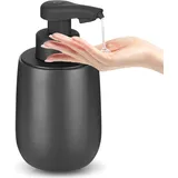 Phneems Seifenspender Automatisch Elektrischer Automatischer Soap Dispenser No Touch Sensor Seifenspender Aus Harz Spülmittelspender Küche Bathroom Duschgel Shampoo Spender Grau