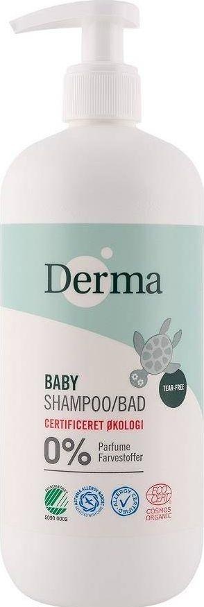 Deroma, Shampoo, Derma Derma Eco Baby Shampoo/Bath shampoo and bath soap 500ml FREE DELIVERY FROM 250 PLN (500 ml, Flüssiges Shampoo)