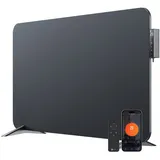 bringer-germany Metall Infrarotheizung mit Smart Thermostat - Schwarz