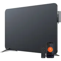bringer-germany Metall Infrarotheizung mit Smart Thermostat - Schwarz