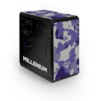 MILLENIUM Gaming PC MM1 Mini V2 Sona 3.90GHz AMD Ryzen 5 5600G Gamer PC 16GB DDR4 RAM NVIDIA GeForce RTX 3060 12GB VRAM Windows 10 vorinstalliert 240GB SSD 1000GB HDD schwarz/violett/weiß