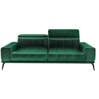 Siblo 3-Sitzer Modernes Dreisitzer Sofa Salvio 3 - 3-Sitzer Sofa - Metallfüße grün