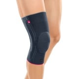 medi Genumedi® Komfort-Kniebandage mit Patella-Silikonring 1 St silber