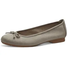 Jana Damen Ballerinas Elegant Vegan, Grau (Stone), 39 EU