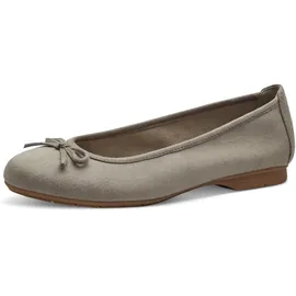 Jana Damen Ballerinas Elegant Vegan, Grau (Stone), 39 EU