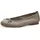 Jana Damen Ballerinas Elegant Vegan, Grau (Stone), 39 EU