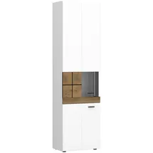 meble wójcik Vitrine ORETA 55 x 200 x 37 cm Braun