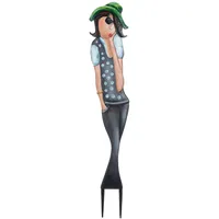 Gilde Gartenstecker Celine 140 x 25 cm Grau