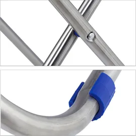 Relaxdays 13,6 m silber