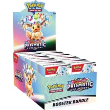 Pokémon Scarlet & Violet Prismatic Evolutions Booster Bundle Display Englisch