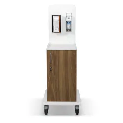 ETERNASOLID MULTICART Infektionswagen T13 mit Handschuhhalterung 92465-WA , Farbe: walnuss