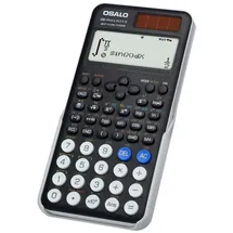 OSALO Wissenschaftlicher Taschenrechner 417 Funktion 10+2 Stellen Geschriebenes Display Solar und Batterie Rechner Schutzhülle für Schule Schwarz (OS 991ES Plus 2nd Edition)...