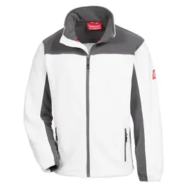 Nitras MOTION TEX PLUS Fleecejacke Weiß/Grau M