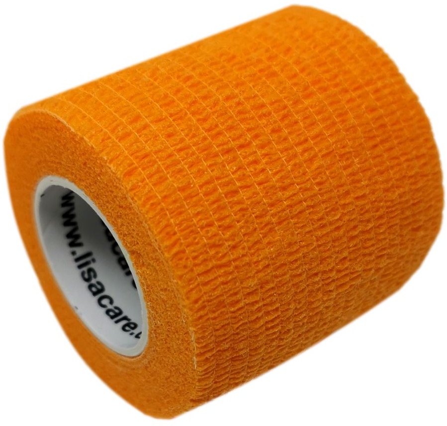 LisaCare selbstklebender Verband - Orange 5cm x 4,5m 1 St orange Unisex