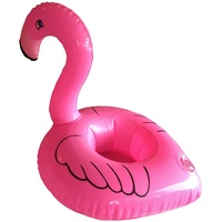 Big White Rabbit Flamingo Aufblasbarer Getränkehalter Dose oder Becher, ideal für den Pool