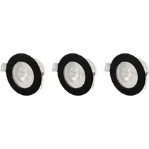 Sygonix SY-6418010 3er Set Schwarz